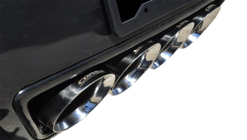 Corsa 2014-2019 Corvette C7 Coupe 6.2L V8 AT/MT 2.75in Valve-Back Dual Rear Exit Polished Xtreme Exh