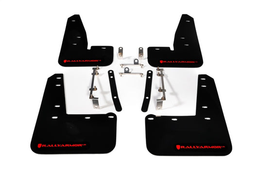 Rally Armor UR Mud Flaps - 2023-2026 Toyota GR Corolla - Black/Red Logo - #MF89-UR-BLK-RD