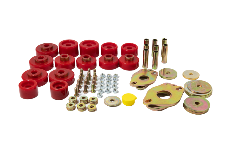 Energy Suspension for 09-18 Ram 1500 Ext Cab Body Mount Set - Red 5.4117R