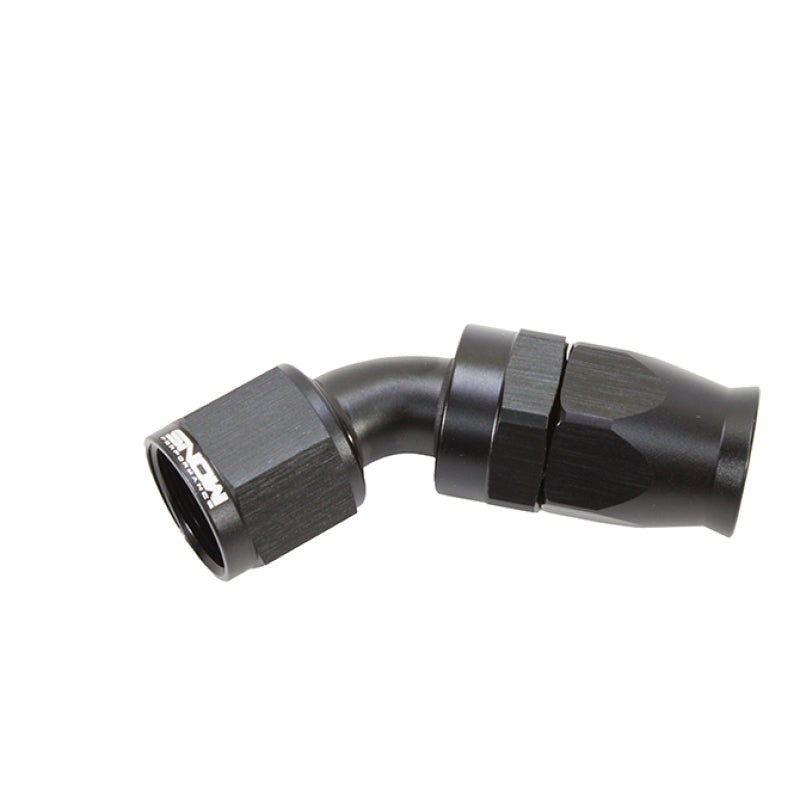 Snow Performance SNF-60145 -10AN 45 Degree PTFE Hose End (Black)