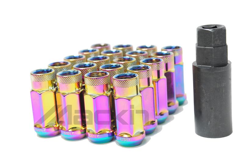 Wheel Mate 33006U Monster Open End Lug Nuts Blue M14x1.50 - Set of 20