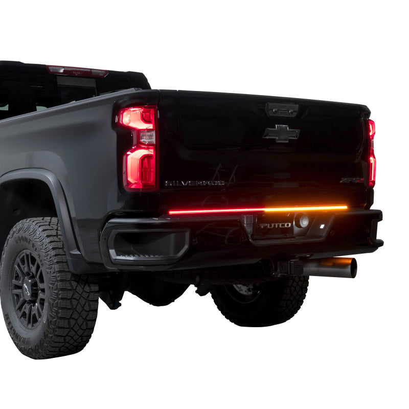 Putco for 2024 Chevrolet Silverado HD/ GMC Sierra HD 60In Direct Fit Red Blade Kit Tailgate Bars