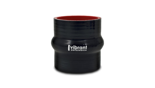 Vibrant 4 Ply Hump Hose 1in ID x 3in L - Black