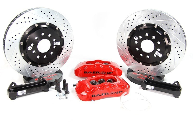 Baer Brakes 07-17 Jeep Wrangler 14in Pro+ Front SDZ Brake Kit - Fire Red
