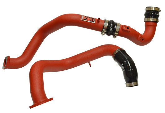 Injen 16-20 Honda Civic 1.5L Turbo Aluminum Intercooler Piping Kit - Wrinkle Red - #SES1573ICPWR