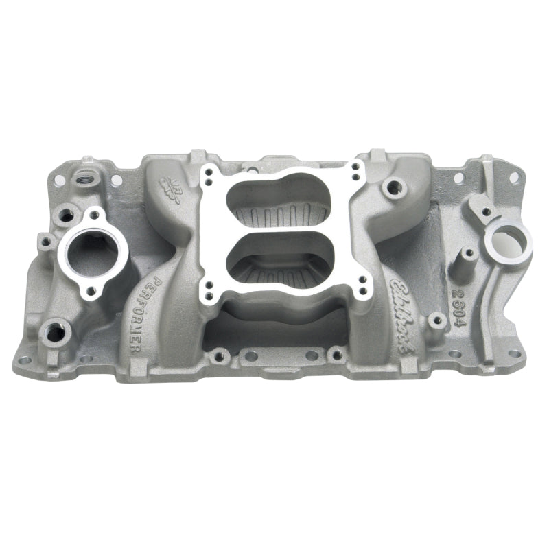 Edelbrock 2604 Intake Manifold Performer Air-Gap Small Block Chevrolet 1987-1995 Standard