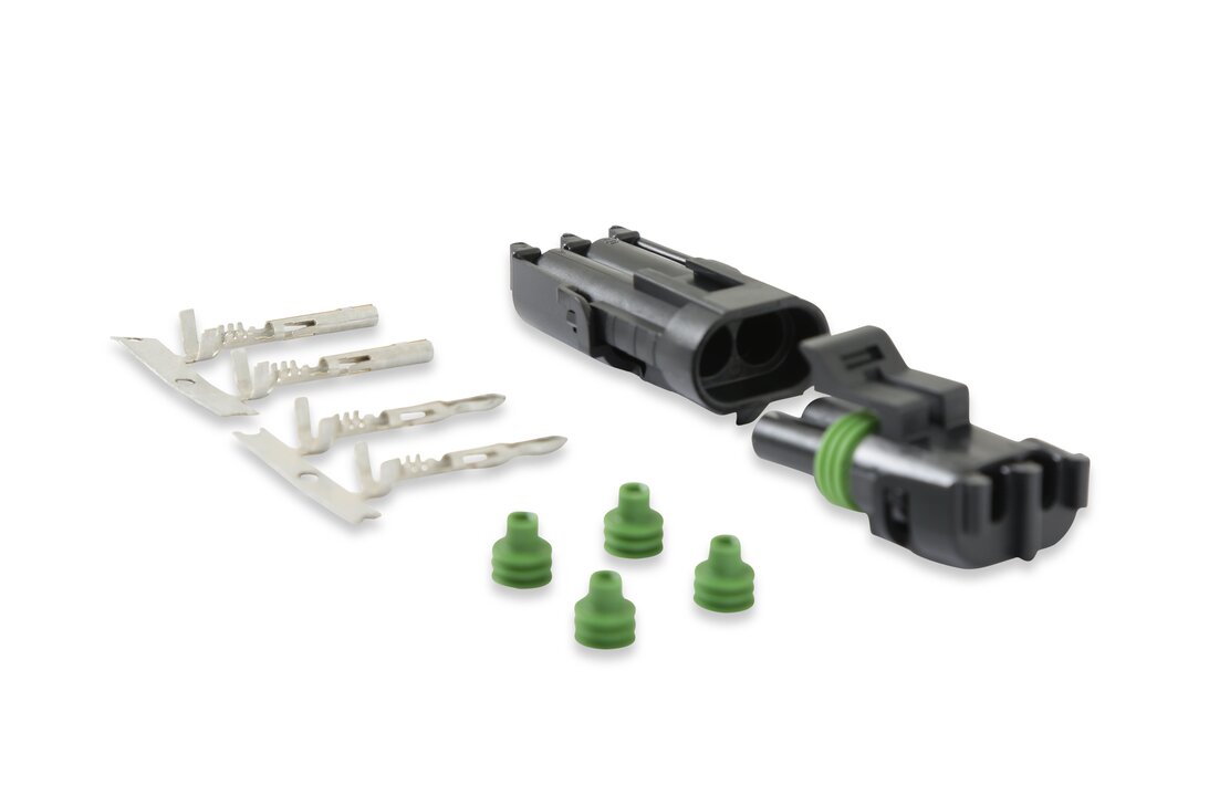 MSD 8173 Weathertight Connector - 2-Pin - Qty 1