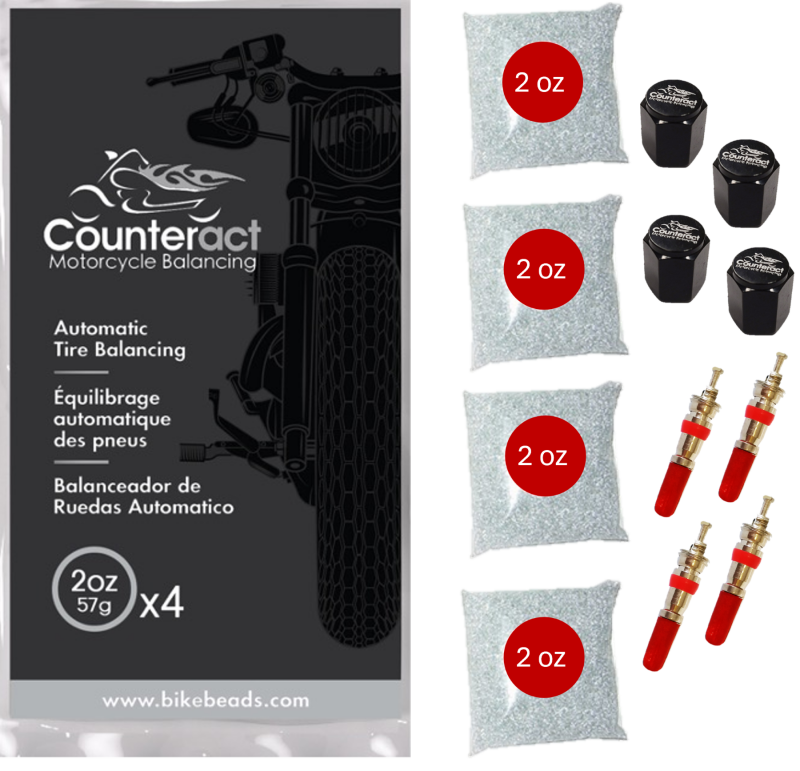 Counteract MK2oz Motorcycle Balancing Bead Shop Pack (4) 2oz Bags