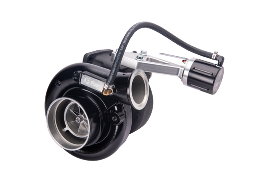 Fleece Performance FPE-HX35-63-FMW 94-02 HX35 63mm FMW for Holset Cheetah Turbocharger
