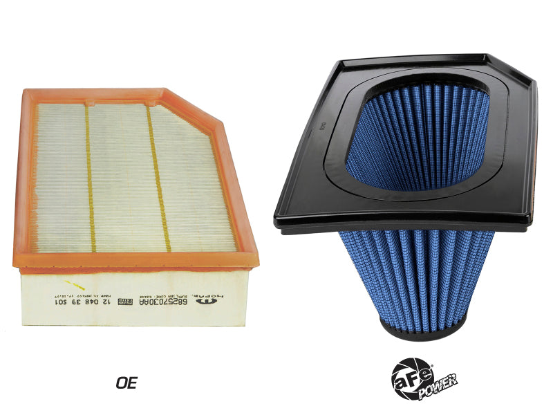 aFe Power Magnum FLOW Inverted Replacement Air Filter (IRF) w/Pro 5R Media for Jeep Wrangler (JL) 18-20 L4-2.0L (t)/V6-3.6L #30-80280