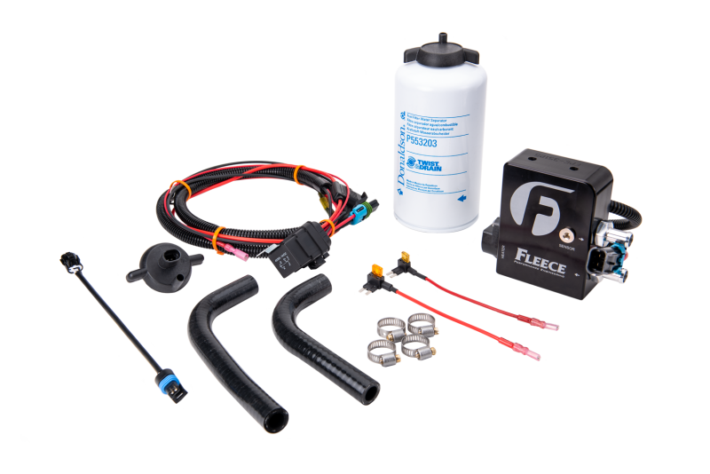 Fleece Performance FPE-DMAX-HFFBA-1116 for 11-16 GM 2500/3500 Duramax Auxiliary Heated Fuel Filter Kit