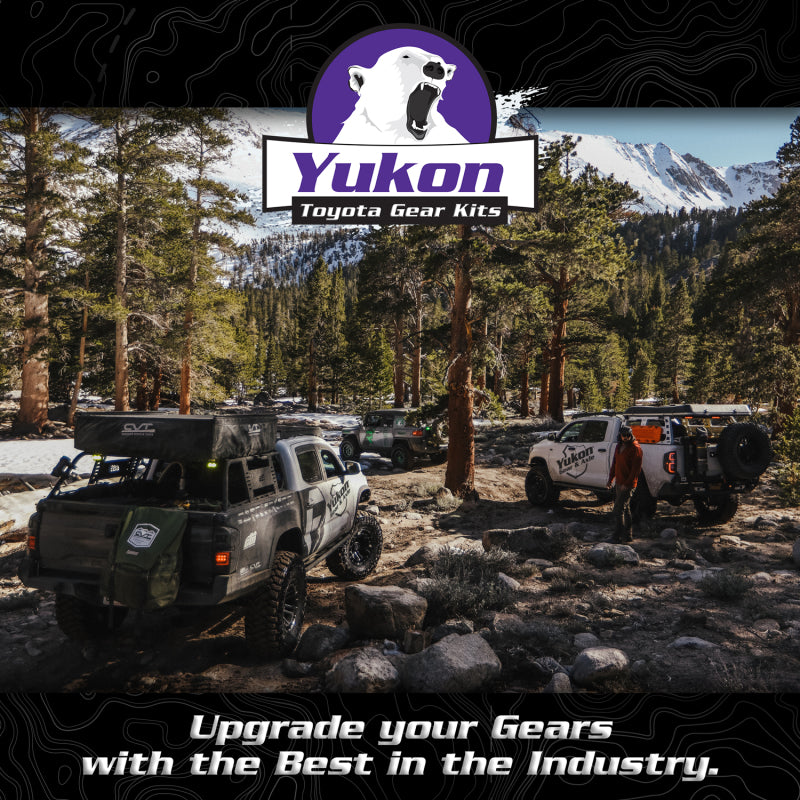 Yukon Gear & Axle YGKT006-456-3 Ring & Pinion Gear Kit Package Front & Rear with Install Kits for - Toyota 8in/8inIFS