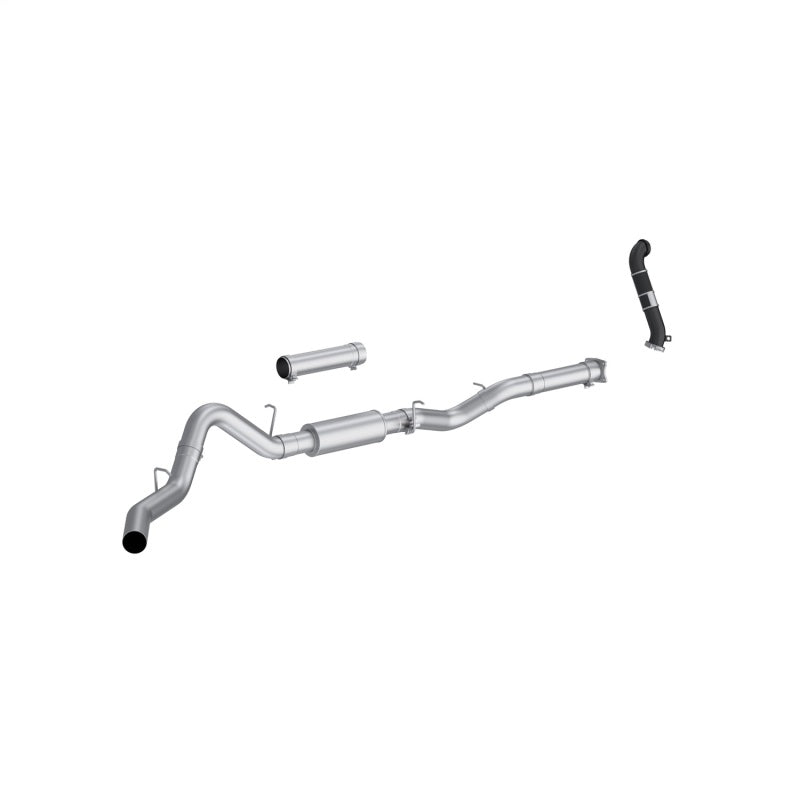 MBRP Silverado / GMC Sierra 2500/3500HD 4in OD CatBack with Downpipe - AL
