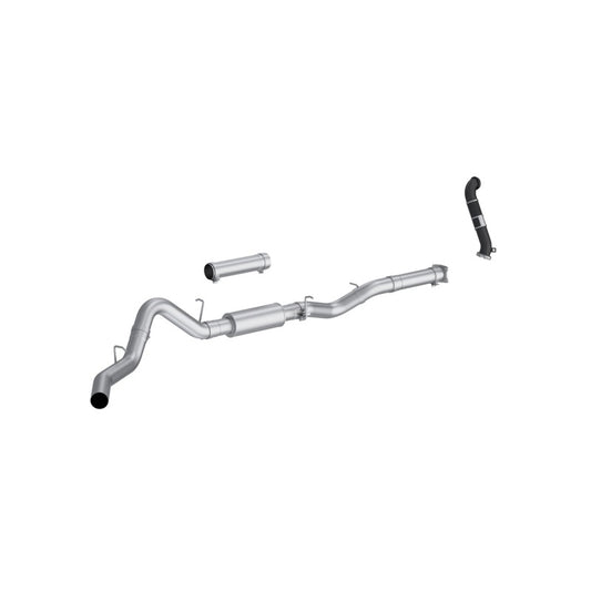 MBRP Silverado / GMC Sierra 2500/3500HD 4in OD CatBack w/ Downpipe - AL
