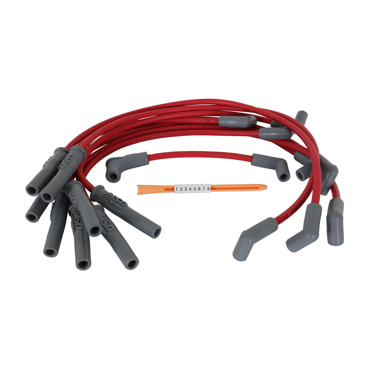 MSD 32209 Super Conductor Spark Plug Wire Set, for Mustang 5.0L '94-On