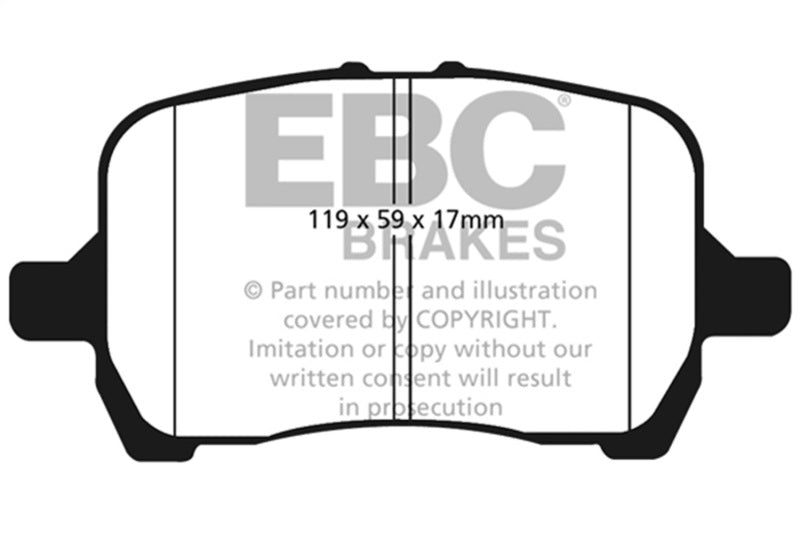 EBC 04-06 Chevrolet Cobalt 2.0 Supercharged Ultimax2 Front Brake Pads UD1160