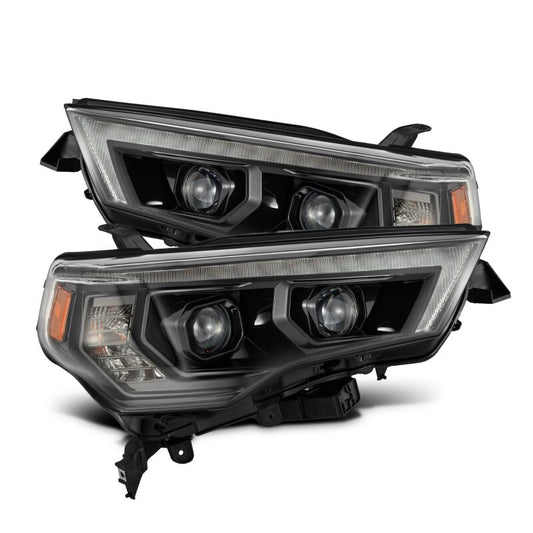 AlphaRex 880849 14-20 Toyota 4Runner LUXX LED Projector Headlights Black w/Activation Light/Sequential Signal/DRL