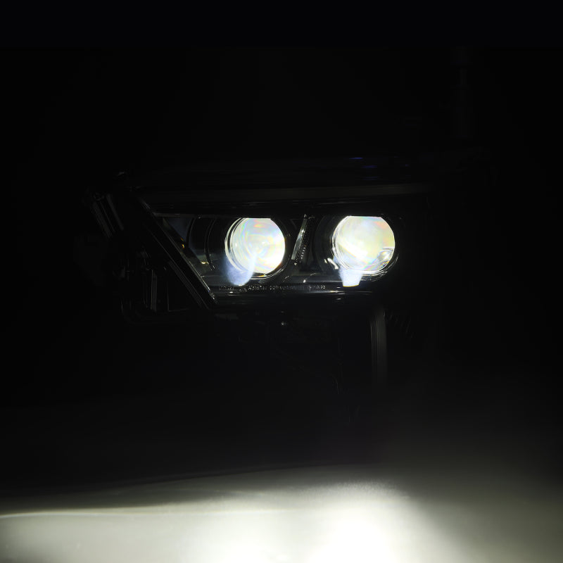 AlphaRex 880864 22-23 Toyota Tundra LUXX-Series Headlights Black with White DRL - Req 810029 OR 810030