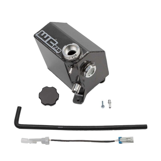 Wehrli Custom Fabrication WCF100433-FB Factory Location Coolant Tank Kit Flat Black for 2017-2019 Chevrolet Silverado / GMC Sierra 2500 HD / 3500 HD L5P Duramax
