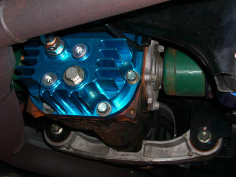 Cusco Rear Differential Cover Blue Increased Capacity Impreza WRX STi 692 008 AL