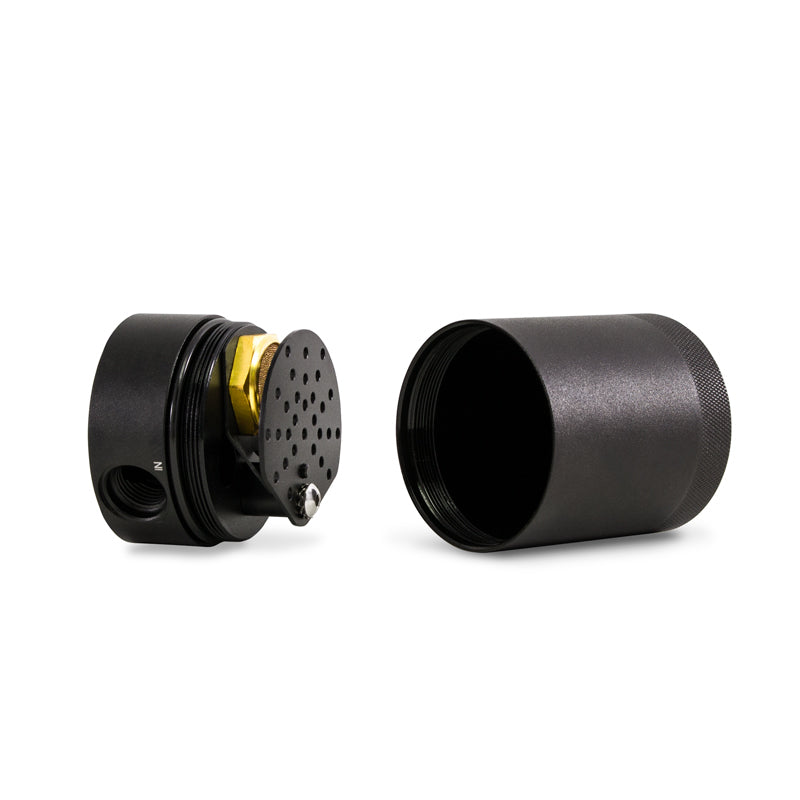 Mishimoto 2015+ Ford Mustang GT Baffled Oil Catch Can Kit - Black - #MMBCC-MUS8-15PBE