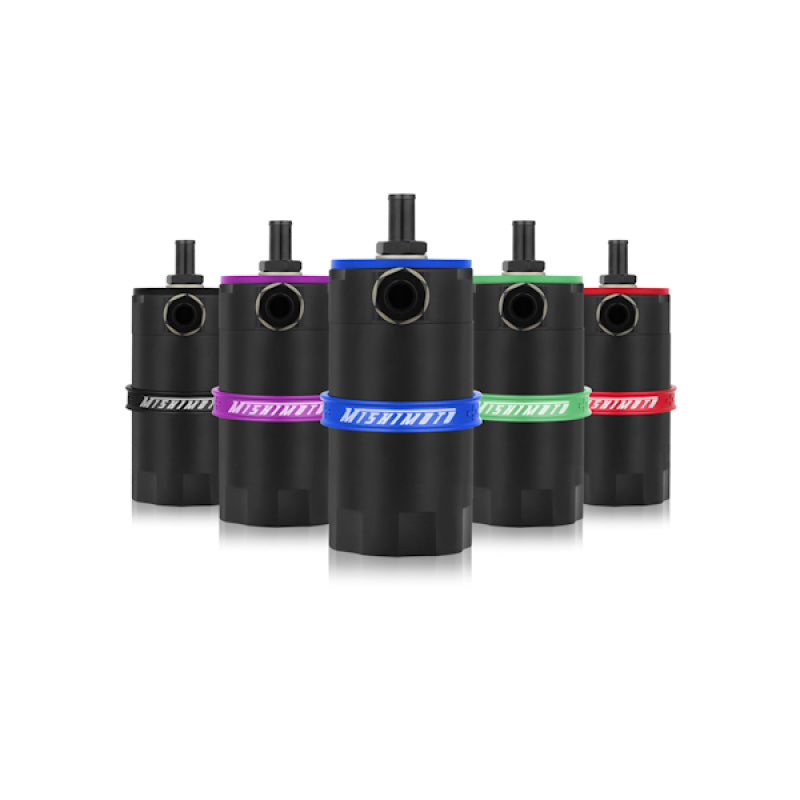 Mishimoto Universal Baffled Oil Catch Can - Purple - #MMBCC-UNI-PR