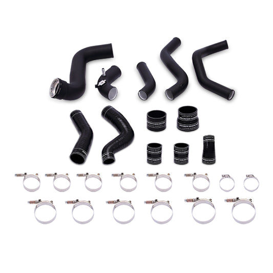 Mishimoto 11-14 Ford F-150 3.5L Ecoboost Intercooler Kit w/ Pipes (Wrinkle Black) - #MMICP-F150-11KWBK