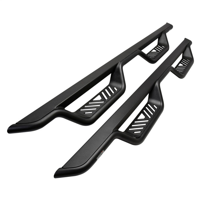 Westin 20-12775 Outlaw Drop Nerf Step Bars for 2005-2023 Toyota Tacoma Double Cab Textured Black