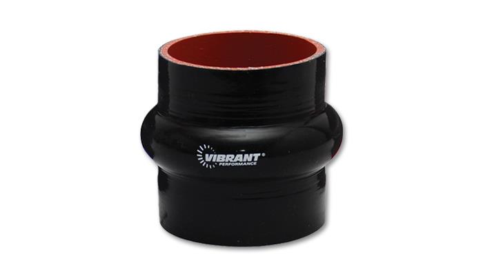 Vibrant 4 Ply Reinforced Silicone Hump Hose Connector - 2.75in I.D. x 3in long