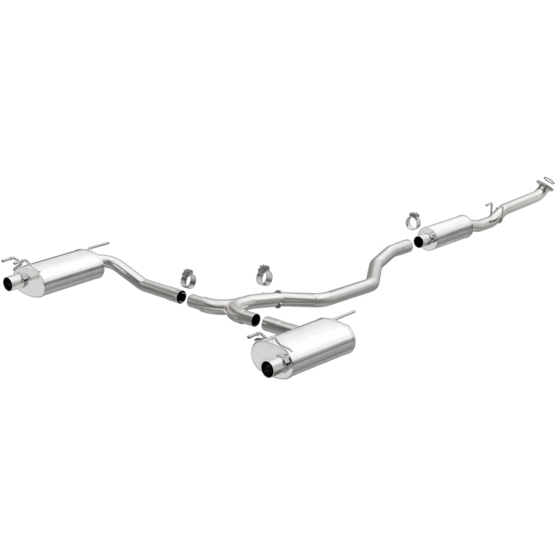 MagnaFlow 19393 CatBack 2018 Honda Accord L4 2.0LGAS 2.5in Dual Outlet Stainless Street Series Exhaust - #19393