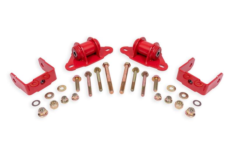 BMR 2014-2019 Chevrolet Corvette Polyurethane Transmission/Differential Mount - Red