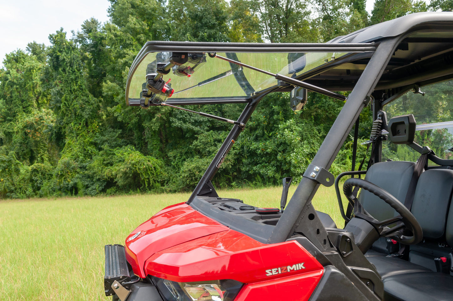 Seizmik 16-23 Can Am Defender HD5-HD10/MAX Windshield Flip Up Vented 50-50247KIT