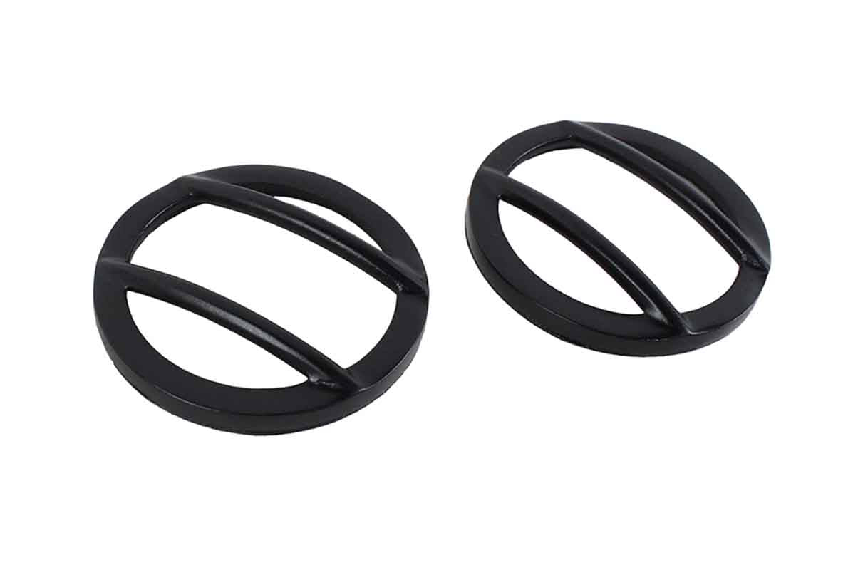 Kentrol 50008 Side Marker Covers Pair for 2007-2018 Jeep Wrangler JK - Powdercoat Black