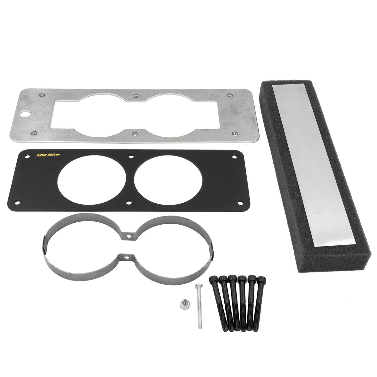 AutoMeter 50102 Black 2-5/8in Dual Gauge Cage for 1987-1993 Ford Mustang
