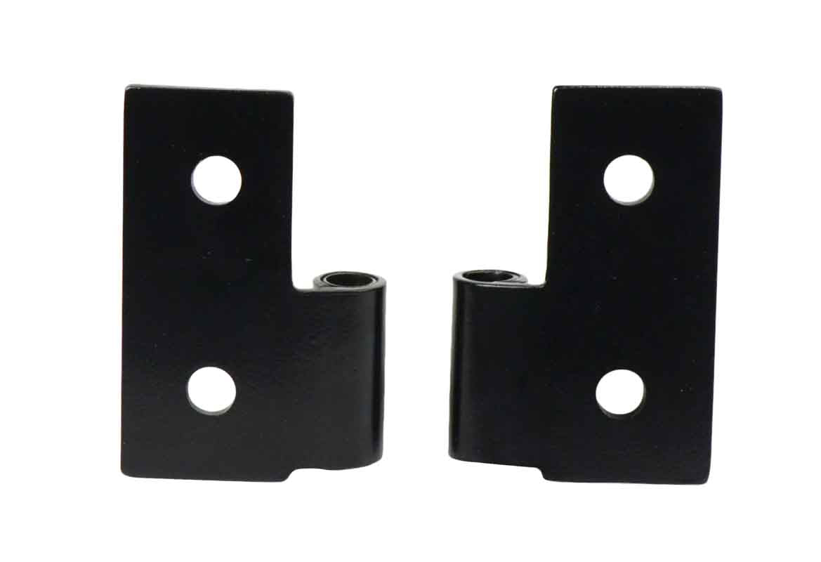 Kentrol 50407 Lower Door Hinge Pair for 1976-2006 Jeep CJ Wrangler YJ TJ LJ - Powdercoat Black