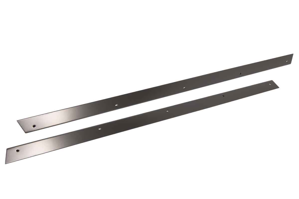 Kentrol 50413 Rocker Guards Pair for 1955-1983 Jeep CJ5 - Powdercoat Black