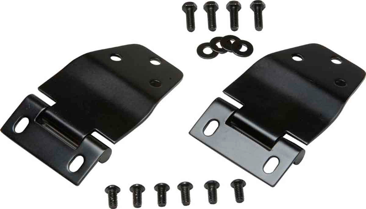 Kentrol 50421 Hardtop Liftgate Hinge Pair for 1977-1986 Jeep CJ7 - Powdercoat Black