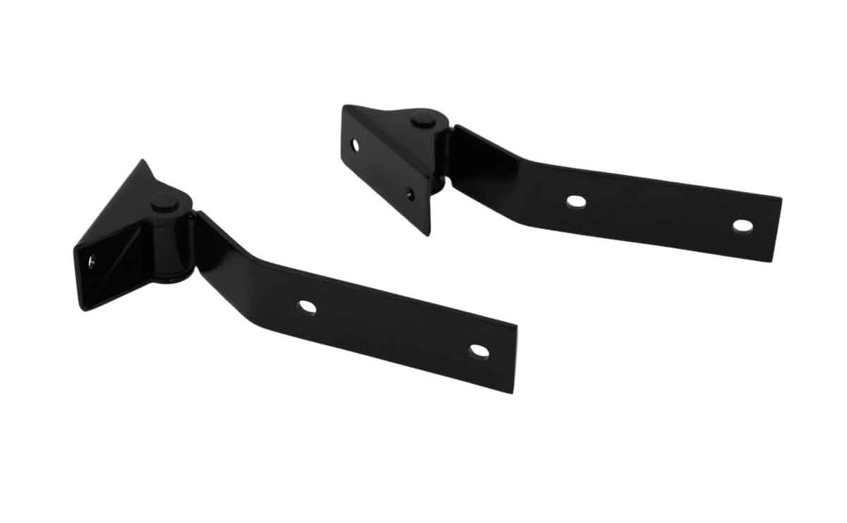 Kentrol 50442 Tailgate Hinge Pair for 1987-1995 Jeep Wrangler YJ - Powdercoat Black