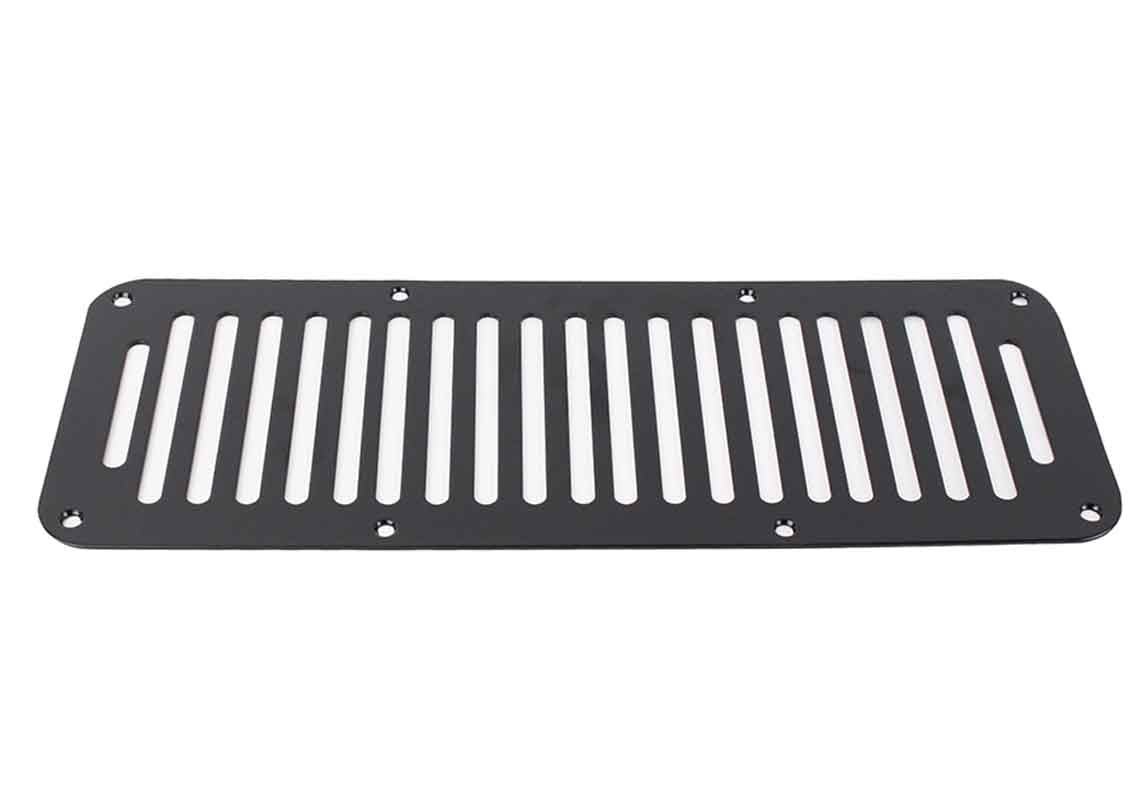 Kentrol 50458 Cowl Vent 8 Hole for 1978-1995 Jeep CJ Wrangler YJ - Powdercoat Black