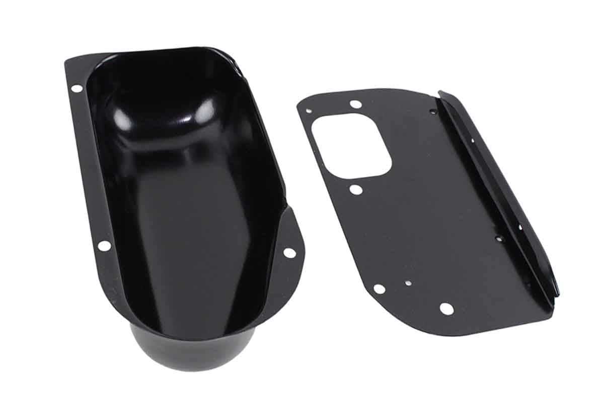 Kentrol 50459 Wiper Motor Cover for 1976-1986 Jeep CJ5 CJ7 CJ8 - Powdercoat Black
