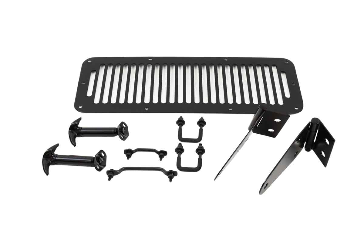 Kentrol 50470 Hood Kit for 1978-1995 Jeep CJ Wrangler YJ - Powdercoat Black