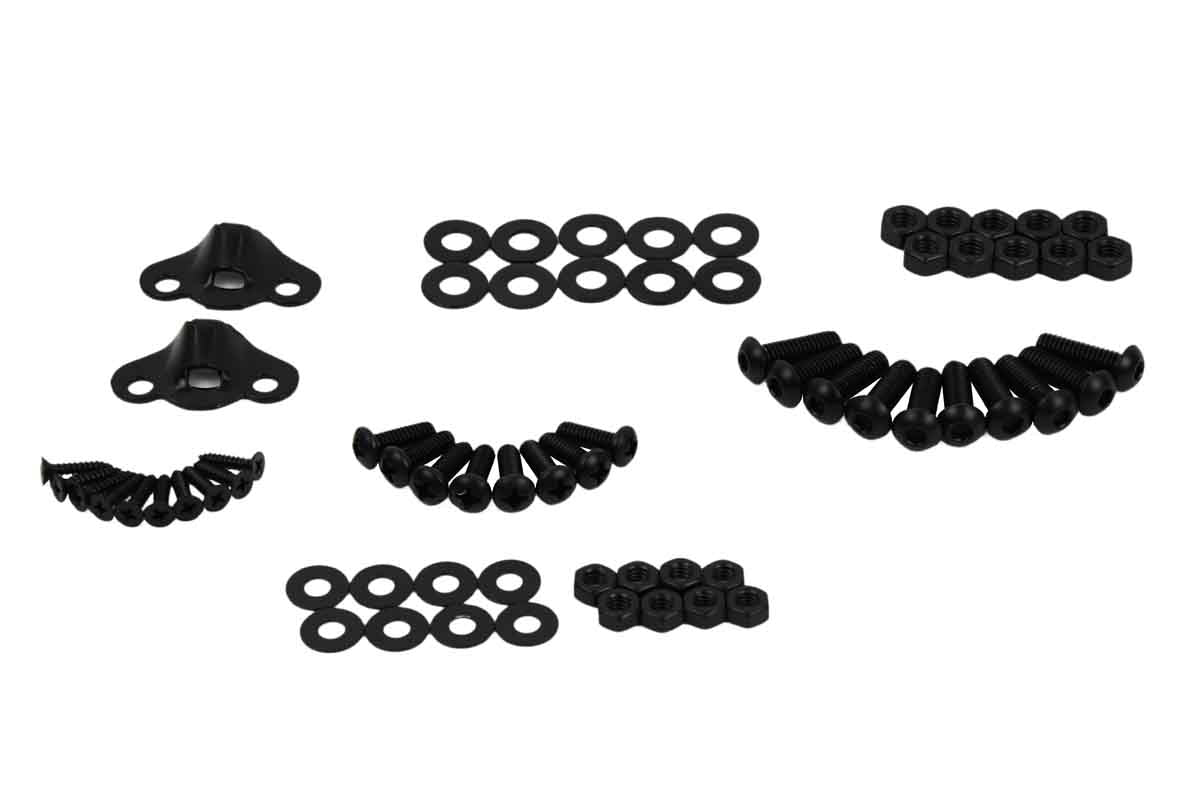 Kentrol 50470 Hood Kit for 1978-1995 Jeep CJ Wrangler YJ - Powdercoat Black