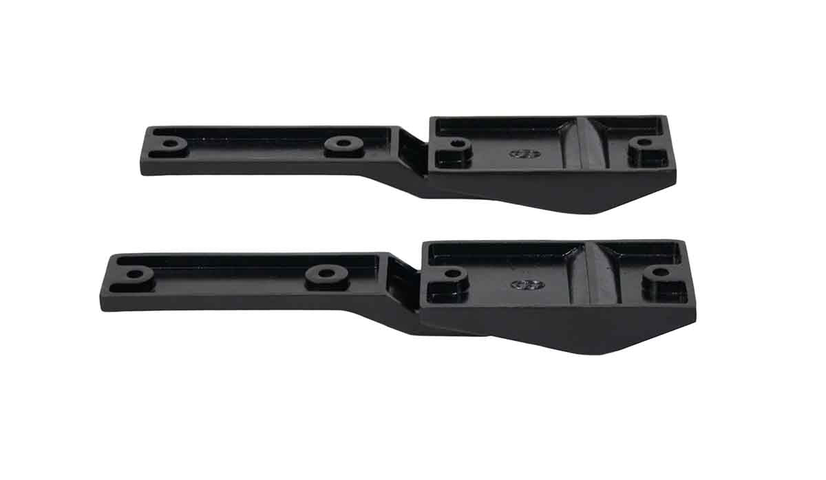 Kentrol 50478 Tailgate Hinge Pair for 1997-2006 Jeep Wrangler TJ LJ - Powdercoat Black