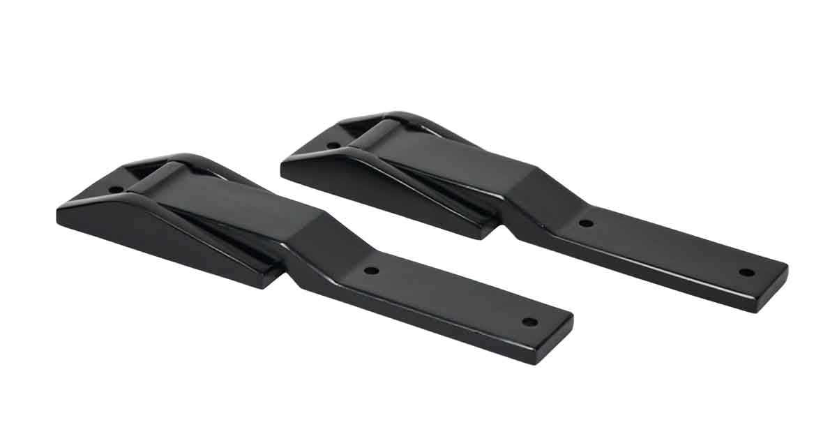 Kentrol 50478 Tailgate Hinge Pair for 1997-2006 Jeep Wrangler TJ LJ - Powdercoat Black