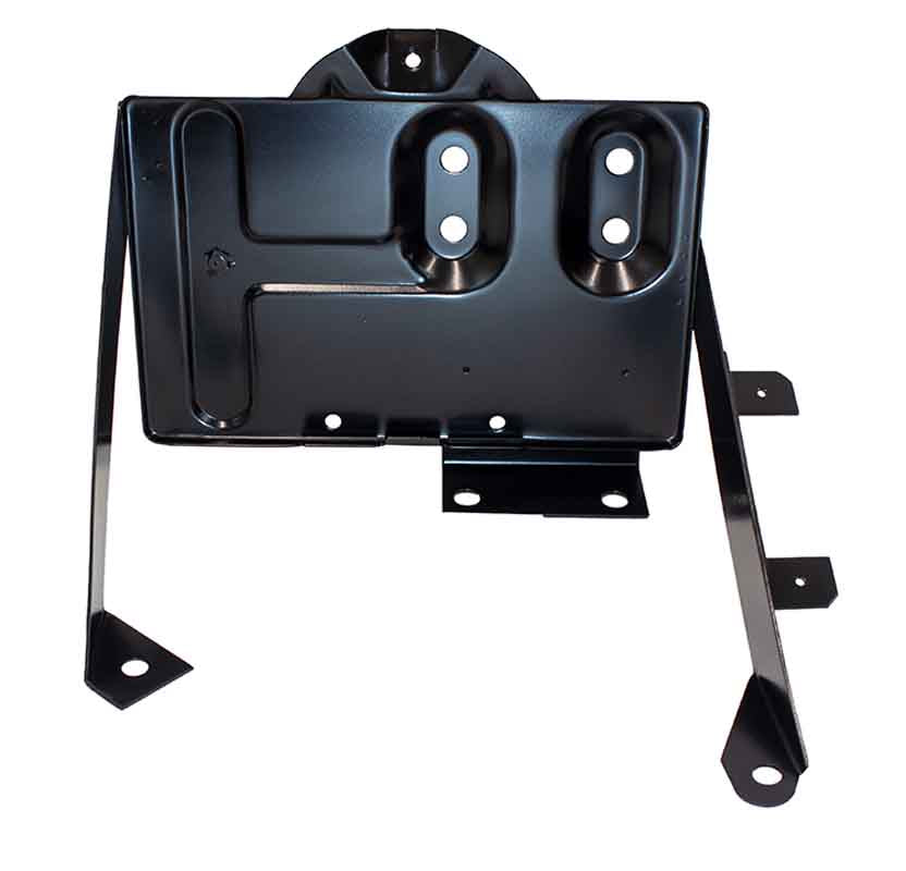 Kentrol 50498 Battery Tray with Support Arm for 1976-1986 Jeep CJ5 CJ7 CJ8 - Powdercoat Black
