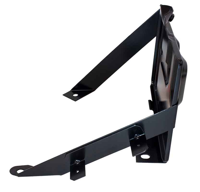 Kentrol 50498 Battery Tray with Support Arm for 1976-1986 Jeep CJ5 CJ7 CJ8 - Powdercoat Black