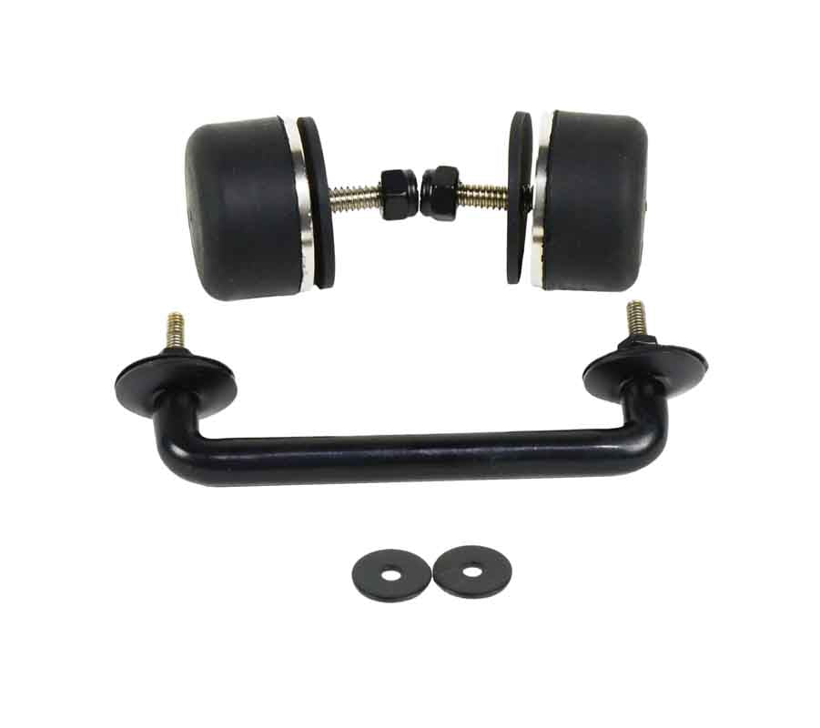 Kentrol 50503 Windshield Tie Down Kit for 1997-2018 Jeep Wrangler TJ LJ JK - Powdercoat Black