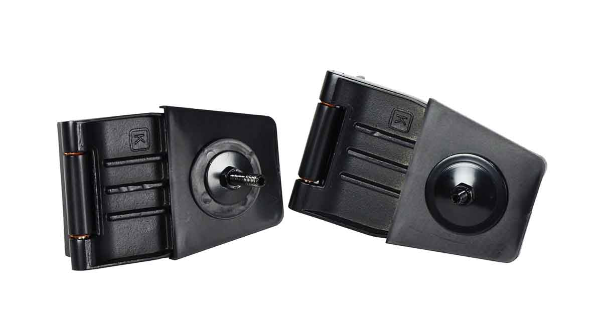 Kentrol 50516 Hardtop Liftgate Hinge for 1987-2006 Jeep Wrangler YJ TJ LJ - Black