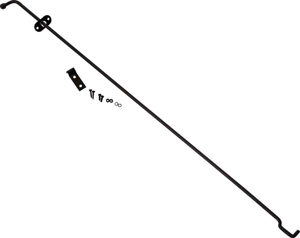 Kentrol 50523 Hood Prop Rod for 1972-1986 Jeep CJ5 CJ7 CJ8 - Powdercoat Black