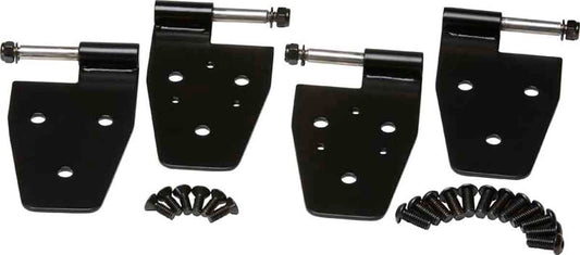 Kentrol 50525 Door Hinge Set 4 Piece for 1997-2002 Jeep Wrangler TJ - Powdercoat Black